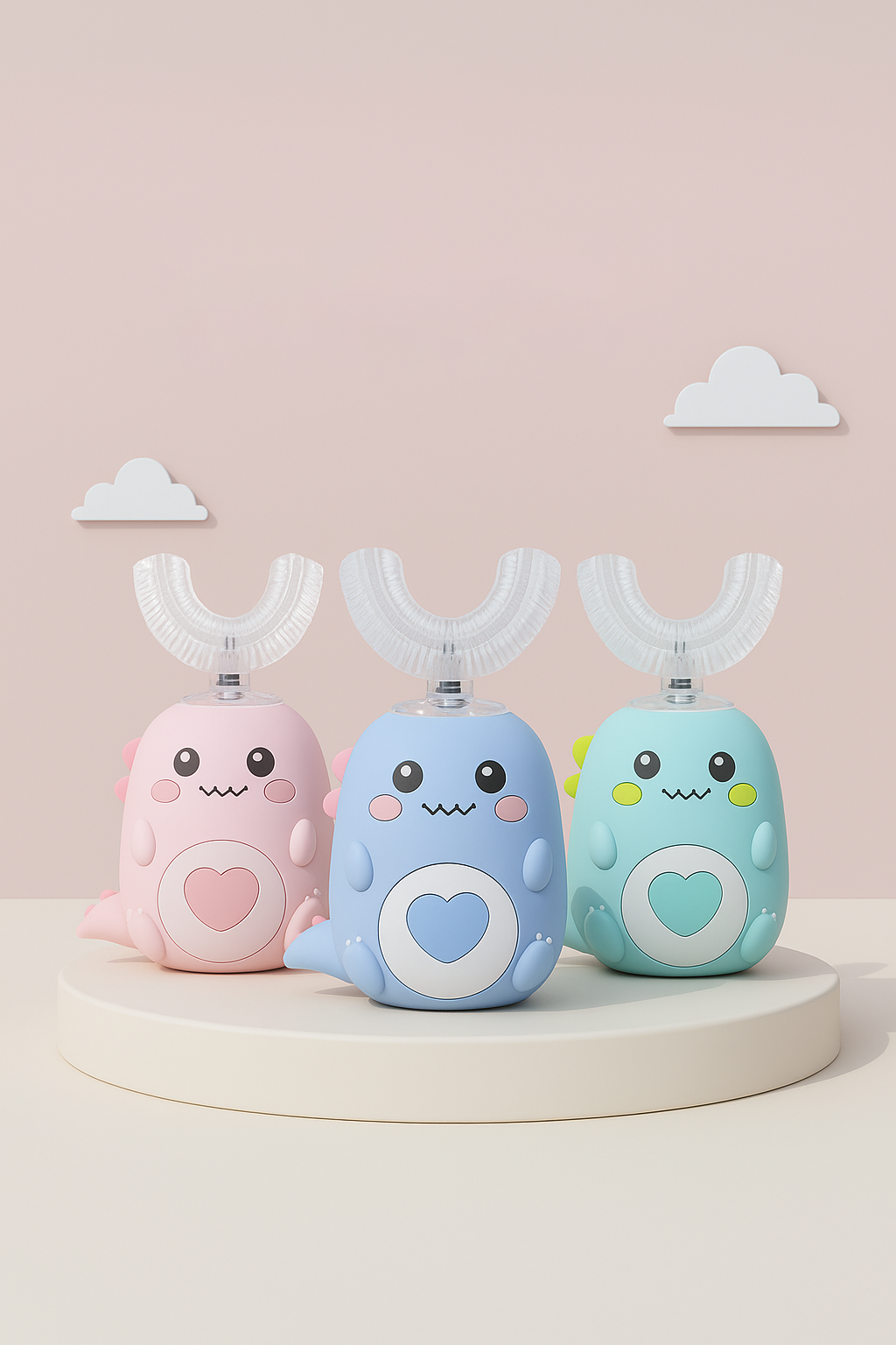 Lubu FunBrush – U-Shaped Toothbrush for Kids (Ages 2–12)