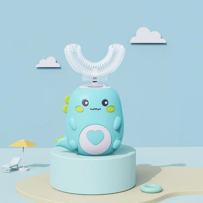 Lubu fun toothbrush for children – Green model.