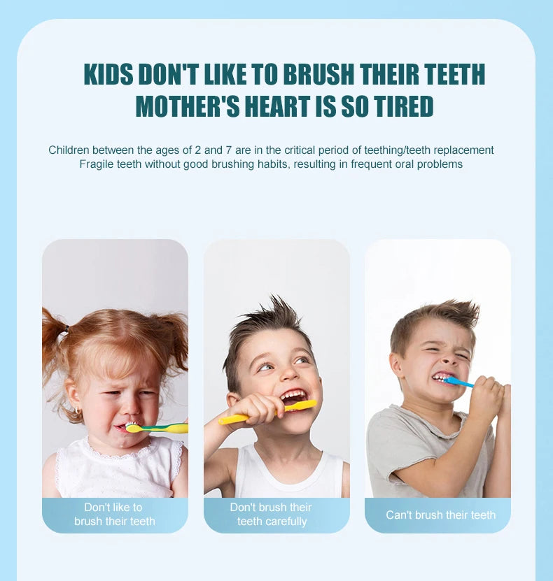 Lubu FunBrush – U-Shaped Toothbrush for Kids (Ages 2–12)