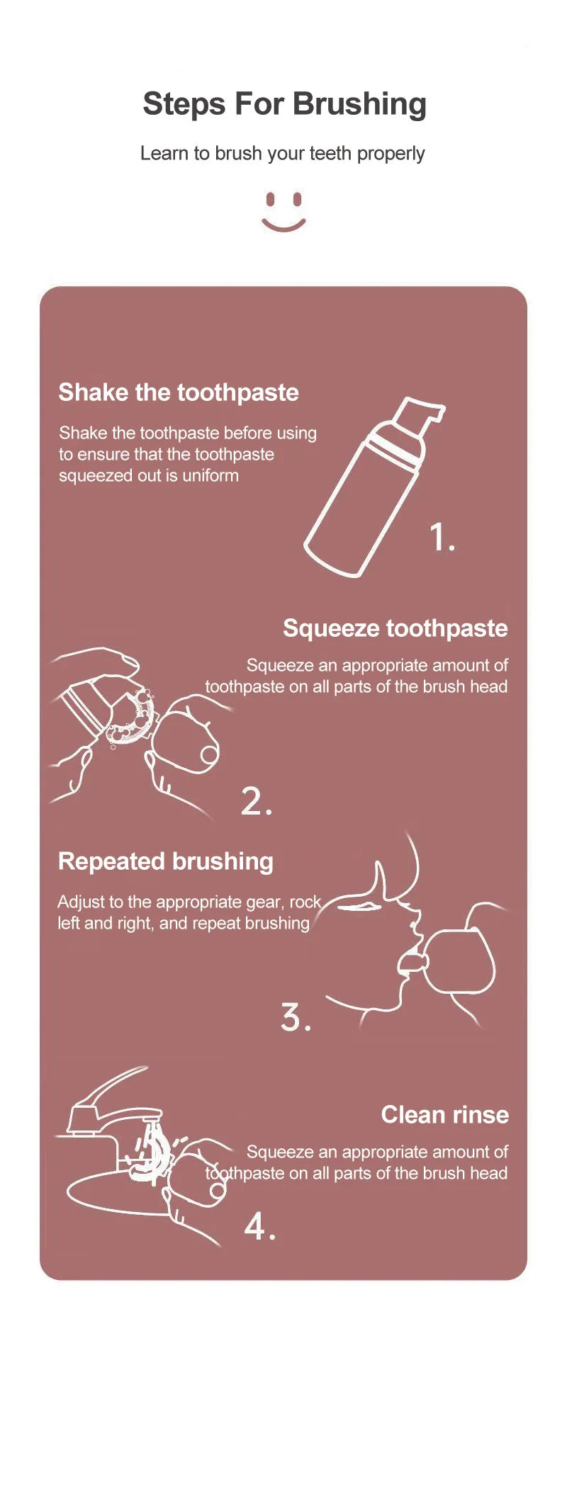 Lubu FunBrush – U-Shaped Toothbrush for Kids (Ages 2–12)