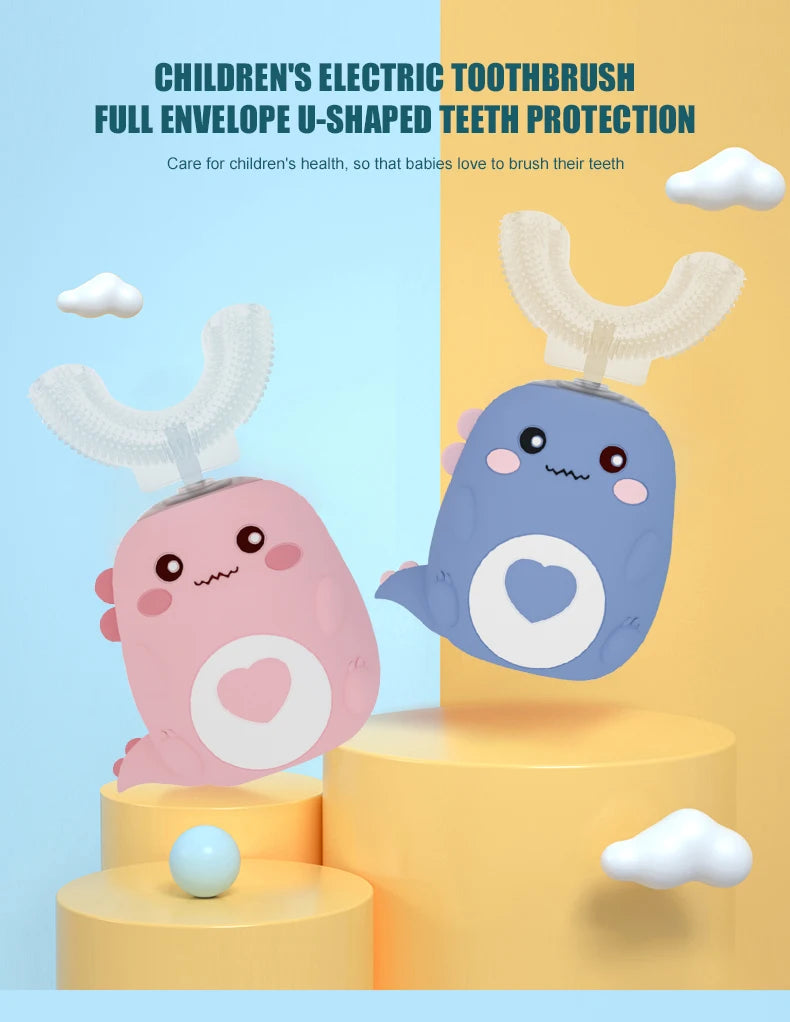 Lubu FunBrush – U-Shaped Toothbrush for Kids (Ages 2–12)